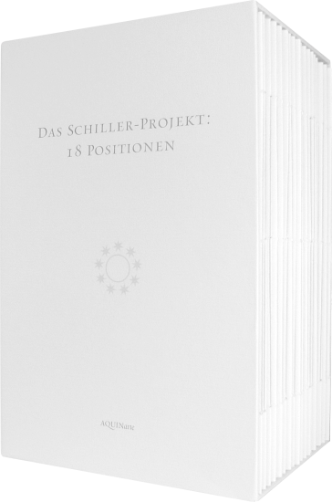 Buchcover DAS SCHILLER-PROJEKT: 18 POSITIONEN