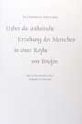 Buchcover Schillers Zeitschrift Die Horen als Gefäß seiner Ästhetischen Briefe