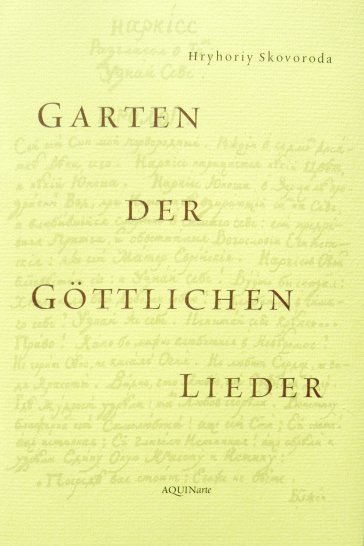 Buchcover Garten der göttlichen Lieder