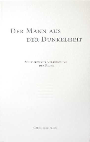 Buchcover No. II: Der Mann aus der Dunkelheit
