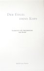 Buchcover No. III: Der Engel ohne Kopf