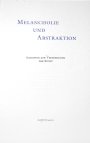 Buchcover No. IX: Melancholie und Abstraktion