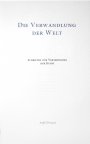 Buchcover No. VIII: Die Verwandlung der Welt