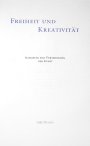 Buchcover No. XIV: Freiheit und Kreativität